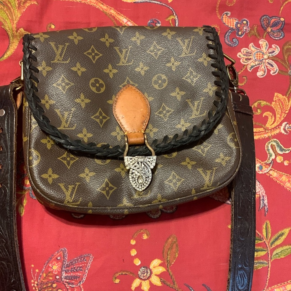 Vintage Louis Vuitton Boho braided crossbody bag